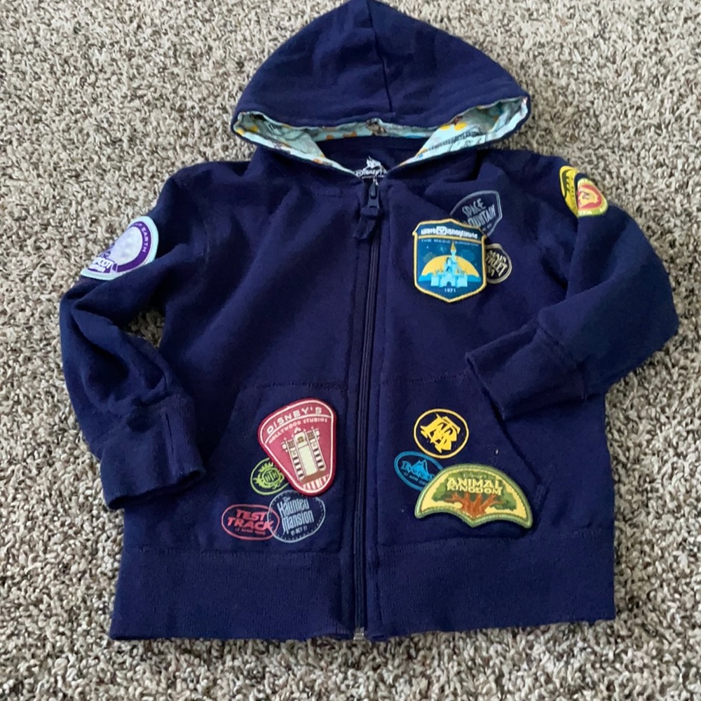 Walt Disney World zipper hoodie; size xxs (4)